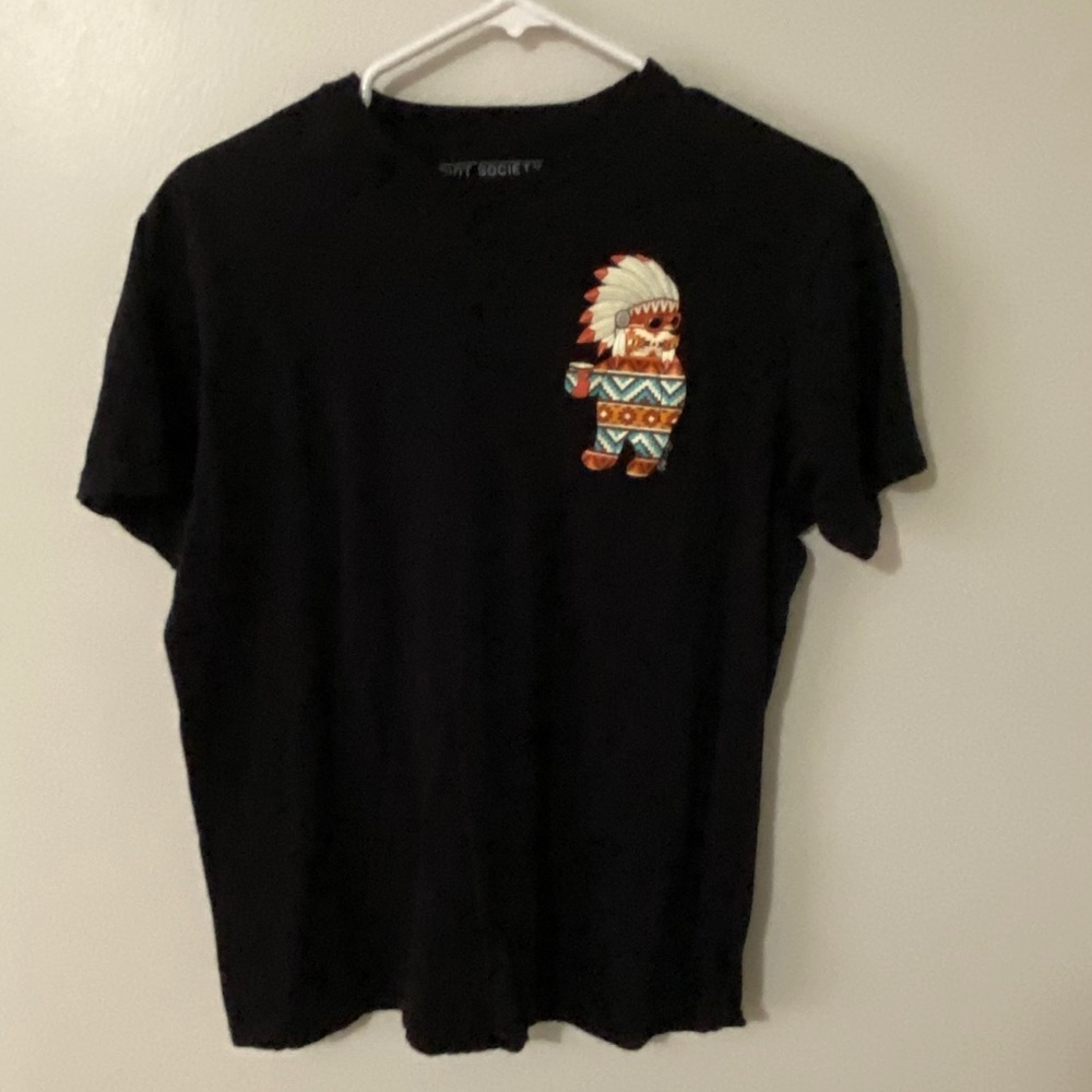 Men's Black Riot Society T shirt